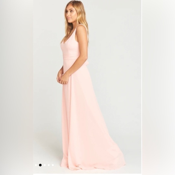 SHOW me your mumu Jenn maxi dress NWT peach/pink - Picture 4 of 16